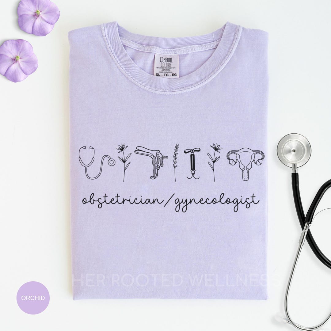 OBGYN Shirt | Comfort Colors OB GYN T-shirt, Appreciation Gift for ...