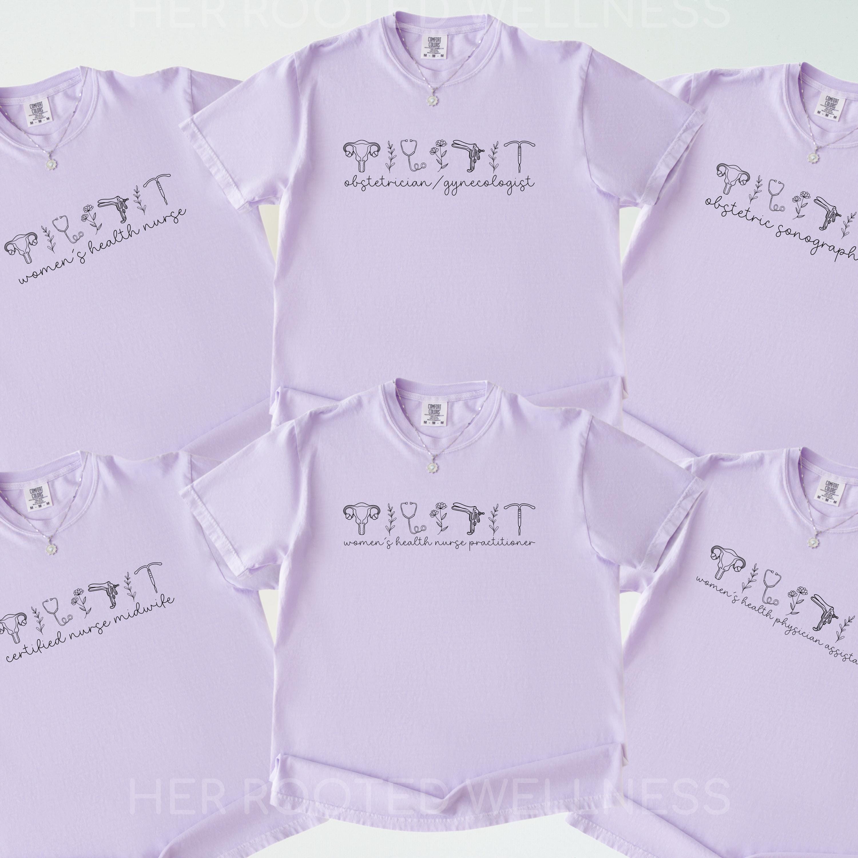 OBGYN Clinic Team Shirts | Women's Health Group Tees | Whnp, Cnm, OB ...