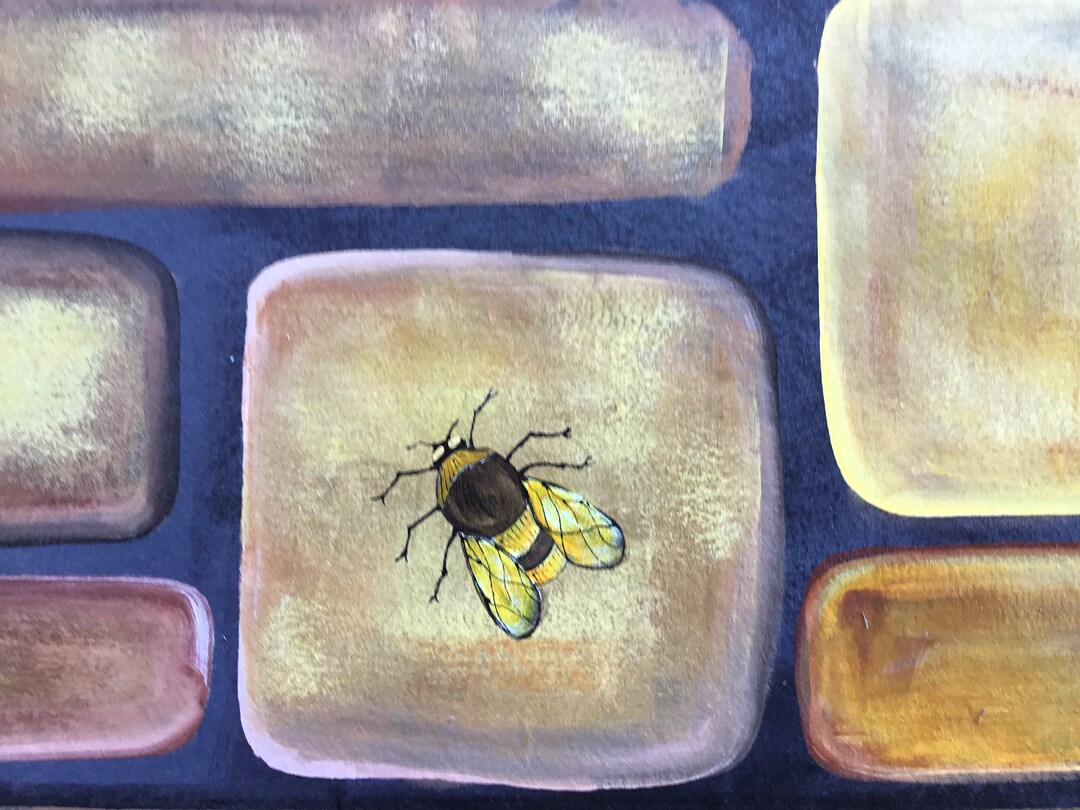 The Humble Bumble Wall Art Floor Art Rug Etsy