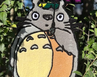 Handgjord Totoro-matta: Studio Ghibli Anime-matta