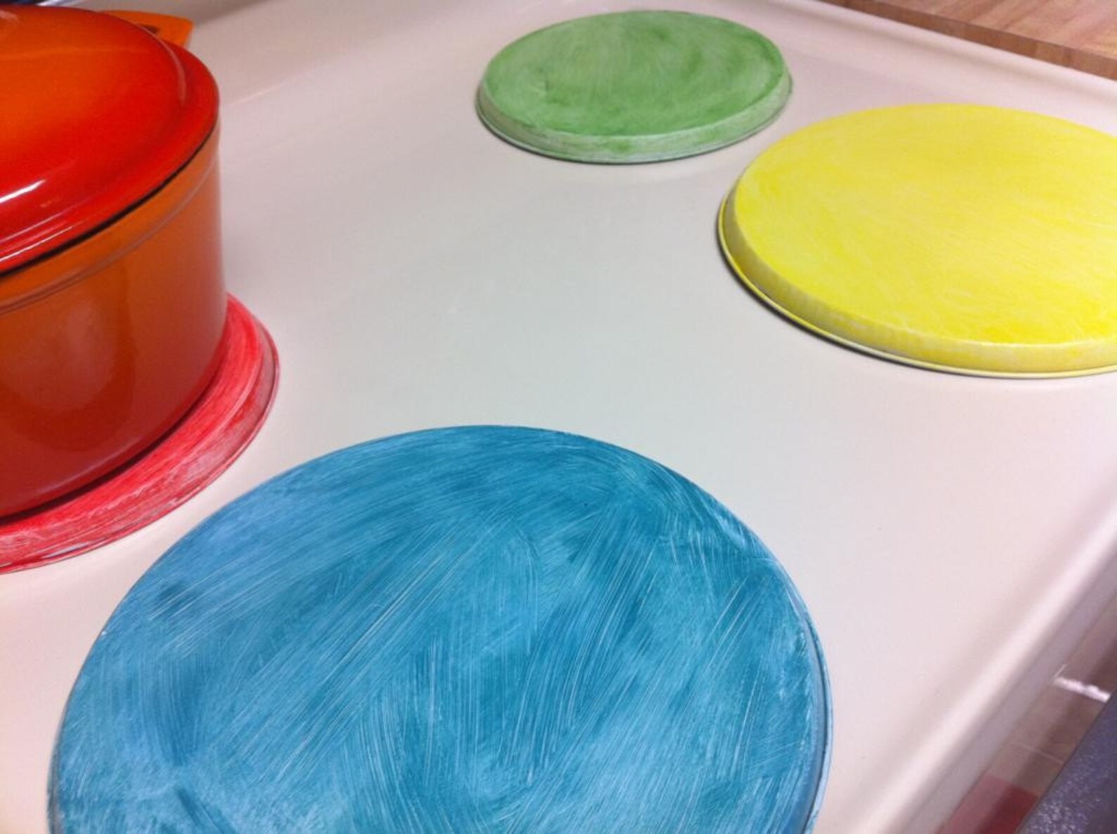 Custom Hand Painted Stove Burner Covers Etsy