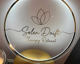 Custom 3D Acrylic Backlit Business Sign, custom acrylic sign, Business Logo Sign, Acrylic Backlit Signn, Acrylic Bar Sign