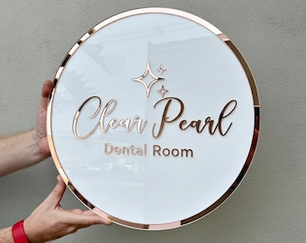 Custom Business Acrylic Logo Sign, Business Logo Sign, Acrylic Logo Sign, Salon Sign, Storefront Sign, Salon Sign