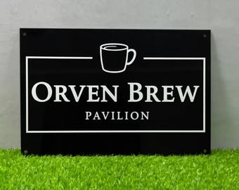 Custom Acrylic Business Sign, Custom Logo Sign, 3d Text UV Print, Office Door Sign, Acrylic logo Sign