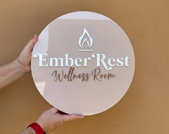 Custom 3D Acrylic Business Sign | Custom Business Sign | Acrylic Business Logo Sign | Acrylic Welcome Sign | Acrylic Bar Sign | Wall Decor