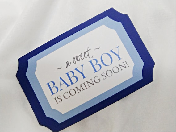 Diaper Cake Sign | Personalized Baby Gift Tag