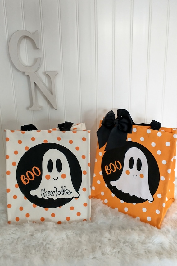 Personalized Halloween Bag | Trick or Treat Sack | Canvas Tote