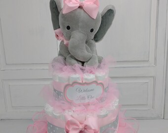 Elephant Diaper Cake Etsy