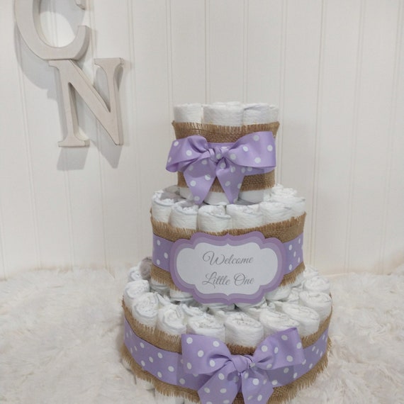 Diaper Cake | Baby Gift | Baby Shower Decor