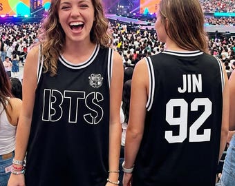 Kpop Group jersey in BTS-stijl, aangepast basketbalshirt voor BTS-leden voor leger, BTS World Tour 2026 Merch Top, Bangtan Comeback 2026 sporthesje
