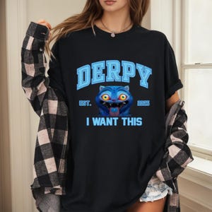Derpy Tiger Demon Hunter Shirt, Bird & Tiger Hunters Tee, Kpop Saja Boys Top, Tiger Fan Gift, Kpop Demon Hunters Apparel for Anime Lovers