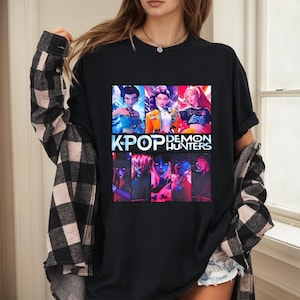 Saja Boys Kpop Shirt, Demon Hunters Kpop T-Shirt, Kpop Fan Merch, Tiger Demon Hunter Tee, Cool Gift Idea for Saja Boys and Kpop Lovers