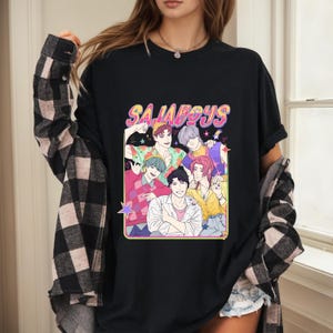 Saja Boys Kpop Shirt,Demon Hunters Kpop T-Shirt, Kpop Hunter Merch for Fans,Tiger Demon Hunter Tee,Cool Saja Boys Gift Idea for Kpop Lovers