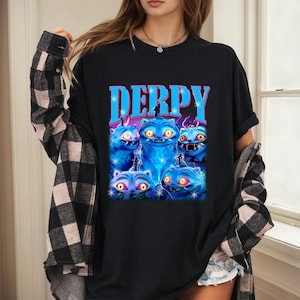 Kpop Demon Hunters Shirt,Derpy Tiger Tee,Huntrix Pin,Kpop Huntrix Shirt,Saja Boy Movie Fan Gift,Gift for Saja Boys Fans,Huntrix Merch Tee