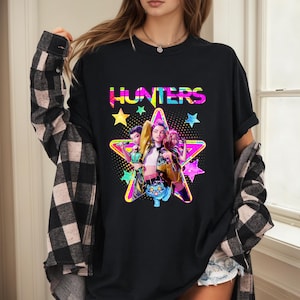 Kpop Huntrix Merch Tee,Derpy Tiger Fan Shirt,Mira Rumi Zoey Top, Saja Boys Gift,Demon Hunters Collectible,Perfect for Kpop and Movie Fans