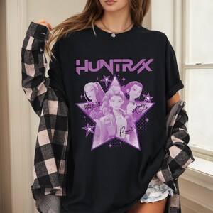 Huntrix Kpop Shirt, Demon Hunters Tee, Derpy Tiger Top, Mira Rumi Zoey Shirt, Saja Boys Merch, Fun Gift for Kpop Fans & Huntrix Supporters