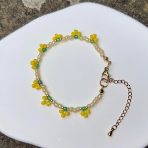 Lemon Bracelet, Fruit Beaded Bracelet, Adjustable Bracelet, Gift for her, Gift Ideas, Beaded Jewelry, Bracelets for girls, Women&#39;s Jewelry