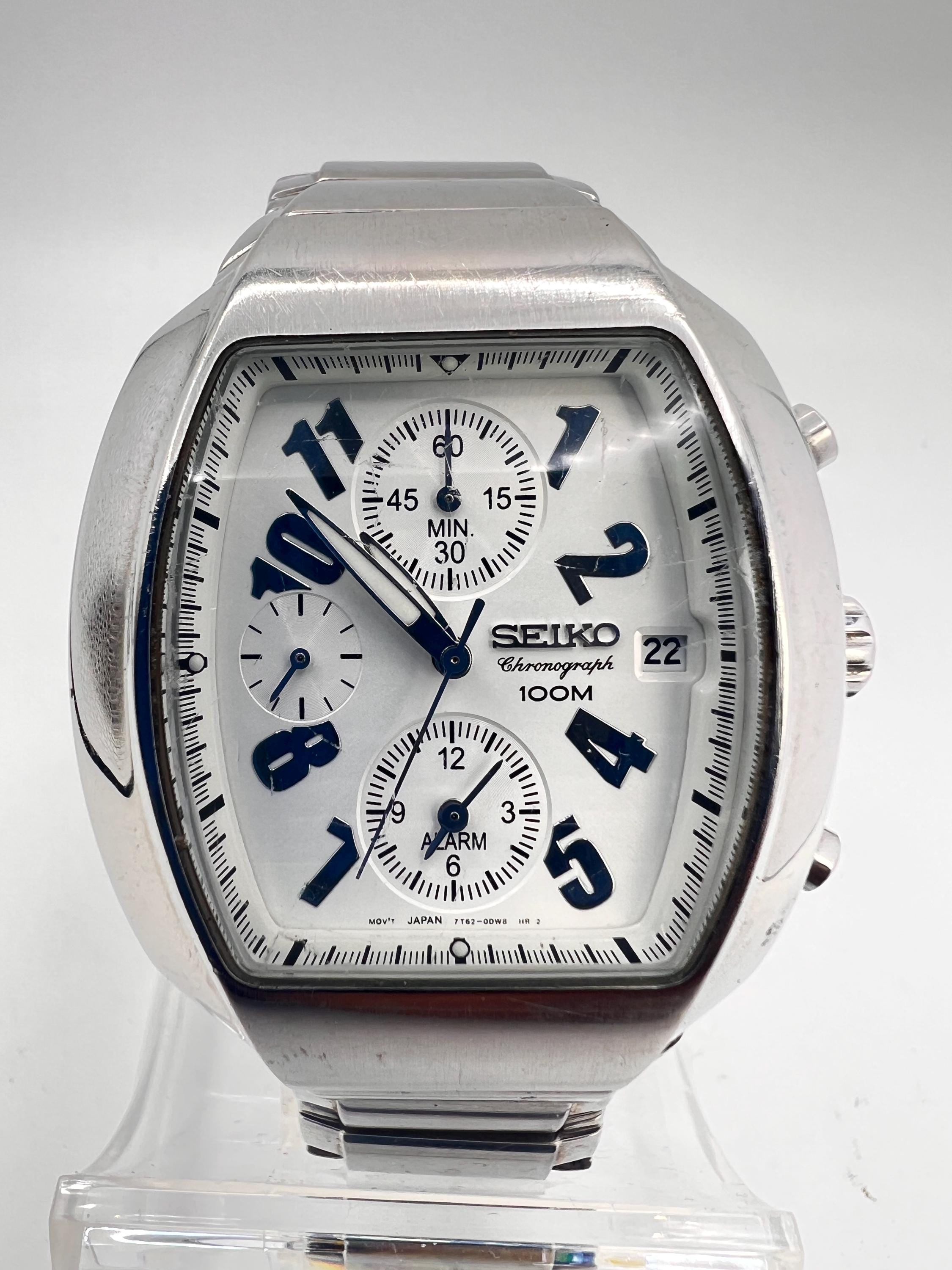 ◎セイコー◎SEIKO CHRONOGRAPH 100M 7T92-0DW0 クロノグラフ クオーツ