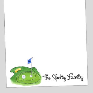 Golf Notepad, Men&#39;s Golf Gift, Women&#39;s Golf Gift, Golf Stationery
