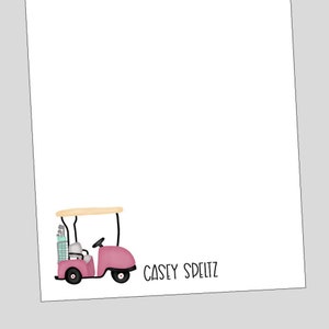 Golf Notepads, Golf Gifts, Golf Stationery, Women's Golf Gifts, Golf Gifts for her, Ladies Golf Gifts, Golf Gift Ideas, Golf Prizes