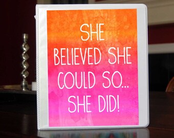 3 ring binder | Etsy