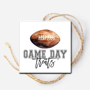 Printable Football Treat Tag, Candy Tag for Football, Good Luck Football Team Snack Tag, Football Game Gift Tag, Game Day Tag, competition