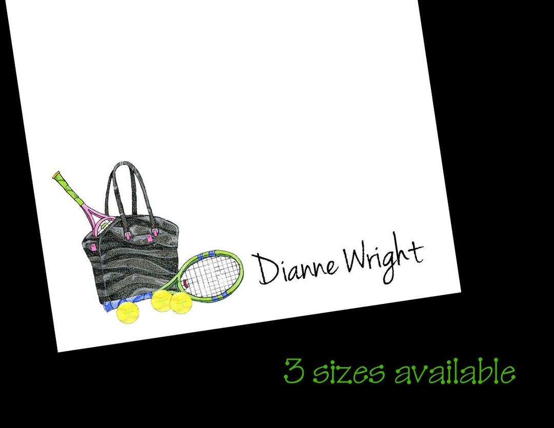 Tennis Notepads, Tennis Gifts, Tennis Gifts for Women, Tennis Team