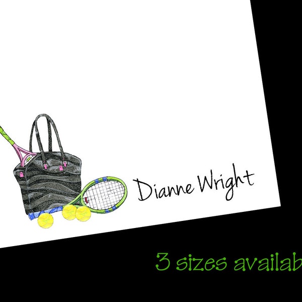Tennis Notepads, Tennis Gifts, Tennis Gifts for Women, Tennis Team Gifts, Tennis Gifts for Team, Tennis Gift Ideas, Tennis Gifts Bulk