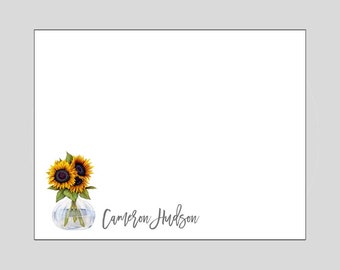 sunshine notes sunflower blank cards stationery set letter writing best friend birthday gift for her pen pal gifts flower notecards