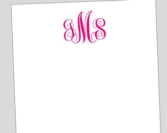 Monogram Notepad, Monogram Gift, gift for her, gift for mom, gift for bride, wedding gift