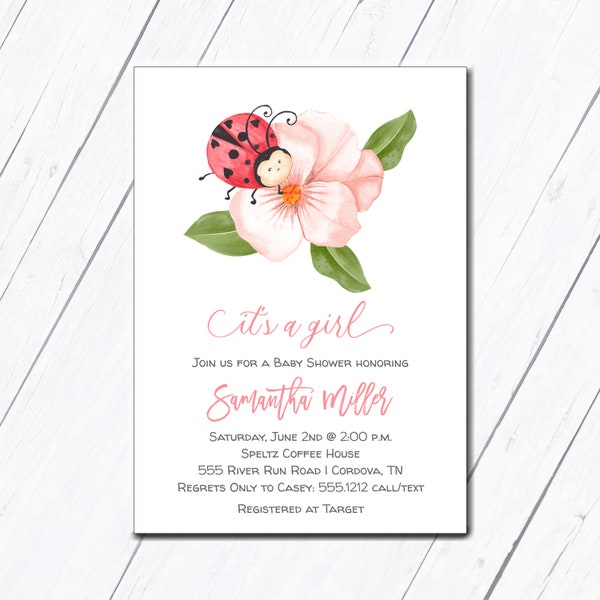 Ladybug Baby Shower - Etsy