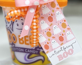 Halloween Gift Tags, A treat for my Boo, Gift for Classmates, Halloween Party Favor for Classroom, Boo Gift Tag, Ghost Tag, Gift for Friends