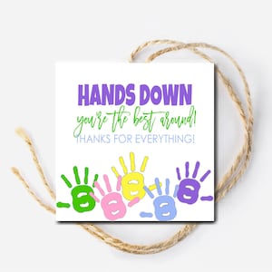 Hands Down Sie sind der beste Lehrer rund um Etikett, Geschenk für Kindergärtnerin, Handlotionsetikett, Händedesinfektionsetikett, personalisiertes Etikett für Seife