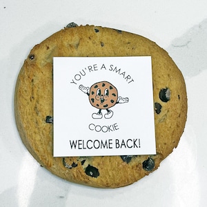 Welcome Back to school tag, Smart Cookie Tag, Gift for Students, Back to School gift, 1st day of school, gift for students from teacher