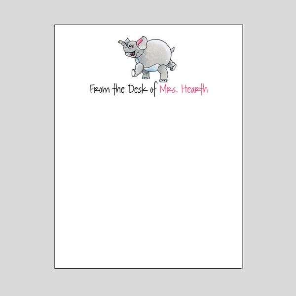 Teacher Appreciation Elephant - Etsy