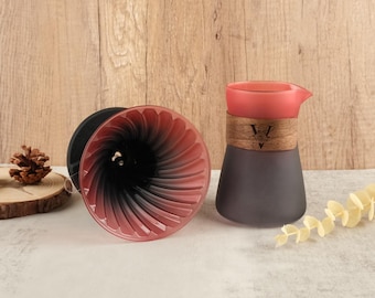 Coffee Dripper Set - Coffee Jug - Coffee Set - Handmade Coffee Brewing Kit