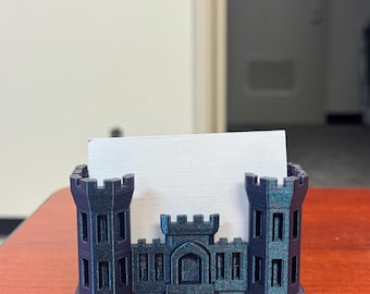 Porta tarjetas de visita del castillo del ingeniero