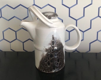 Beautiful ceramic studio thrown coffee/tea pot