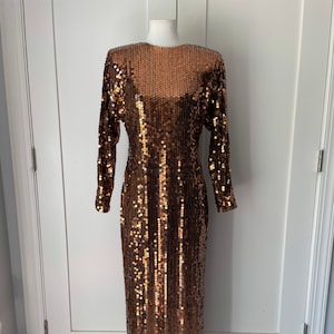 mirrorball dress long sleeve Andrea and Leo