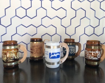 Vintage Siesta Ware Barrel Mugs/souvenir/1970’s/ (5)