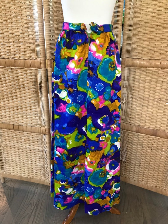 Super funky 70’s handmade maxi skirt/Flower Child… - image 4