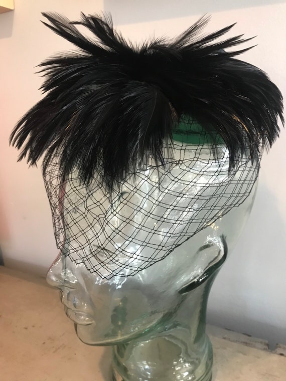 Beautiful feather fascinator