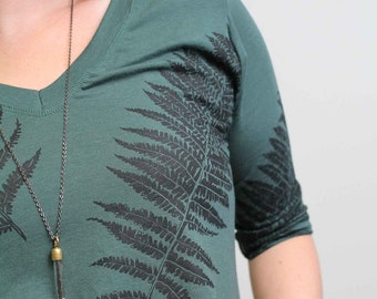 V-neck Top - Fern