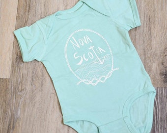 Baby Bodysuit - Nova Scotia Mint