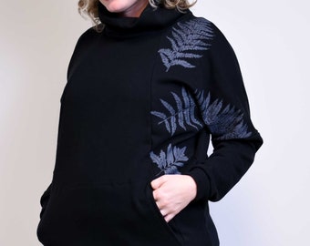 Turtleneck Sweatshirt - Ferns