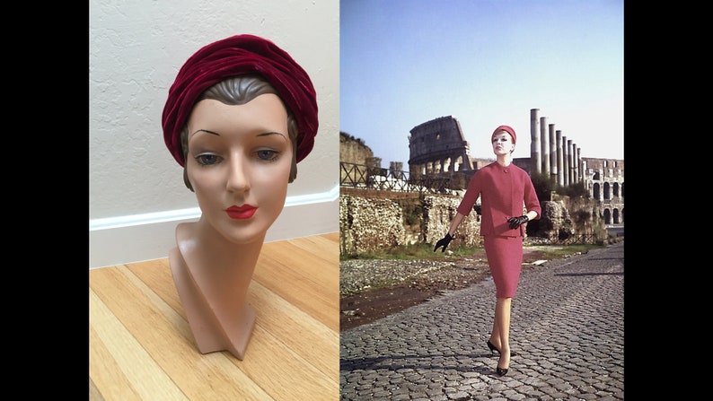 Valeria Was Free At Last - Vintage 1960s Hattie Carnegie Fuchsia Valeria Was Free At Last - Vintage 1960s Hattie Carnegie Fuchsia