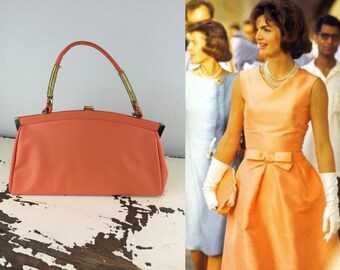 bright orange purse