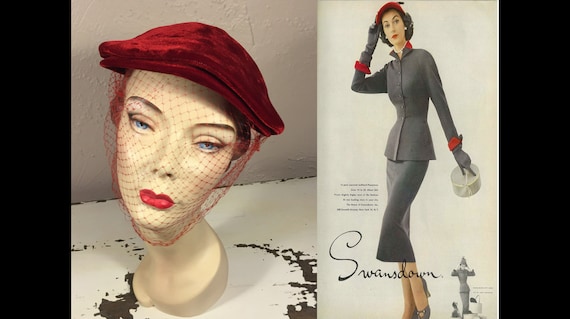 Shopping Sprees - Vintage 1950s Candy Apple Red Ve