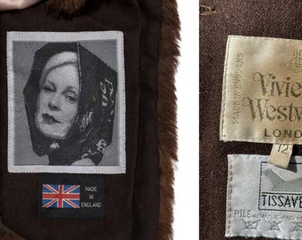 Vivienne Westwood Fall 1995 Ready to Wear Two Tone Tissavel Faux