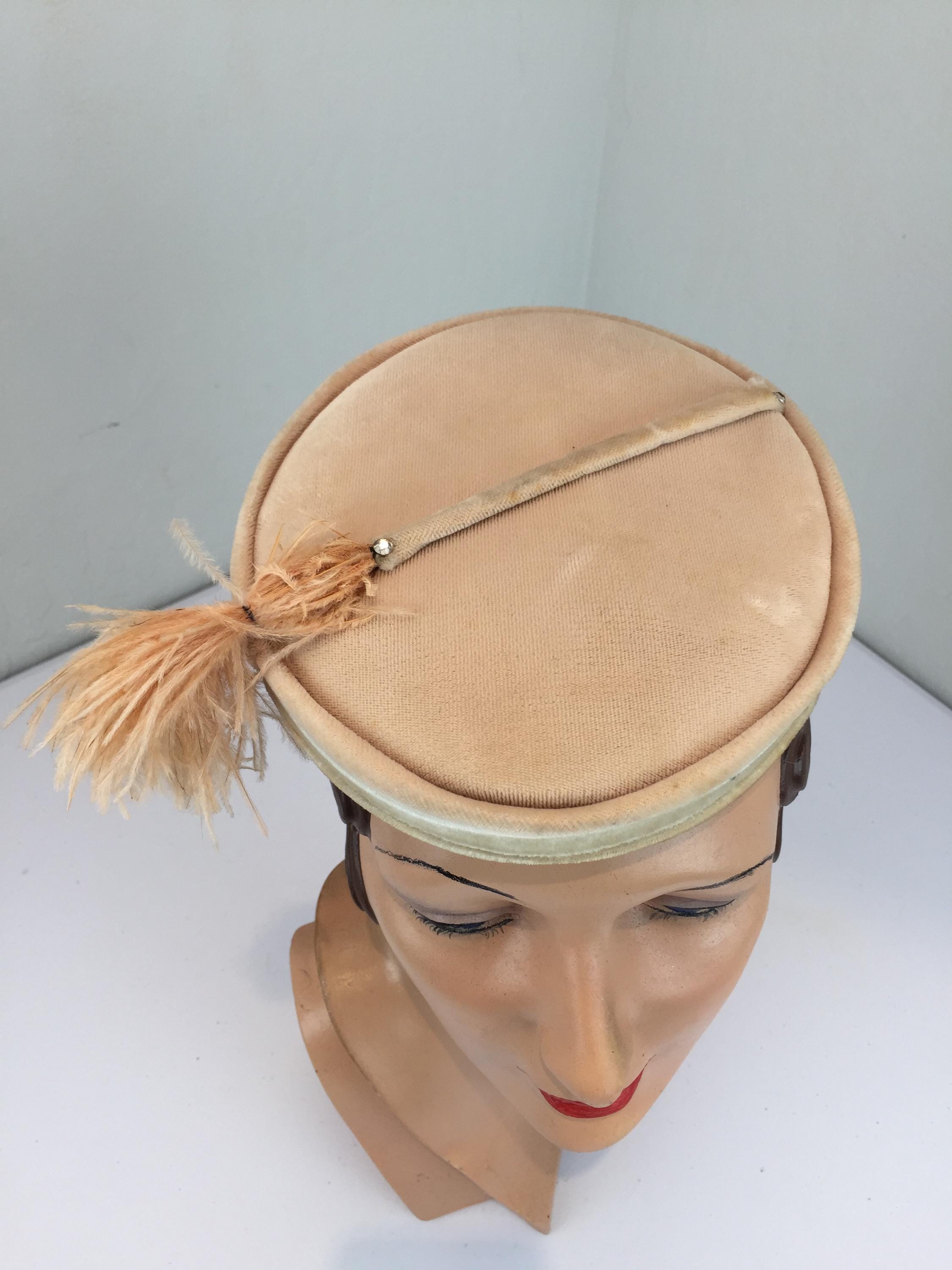 Three Gals Hat Lot #1 - Vintage 1950s Lot of 3 Hats Black  display picture 2